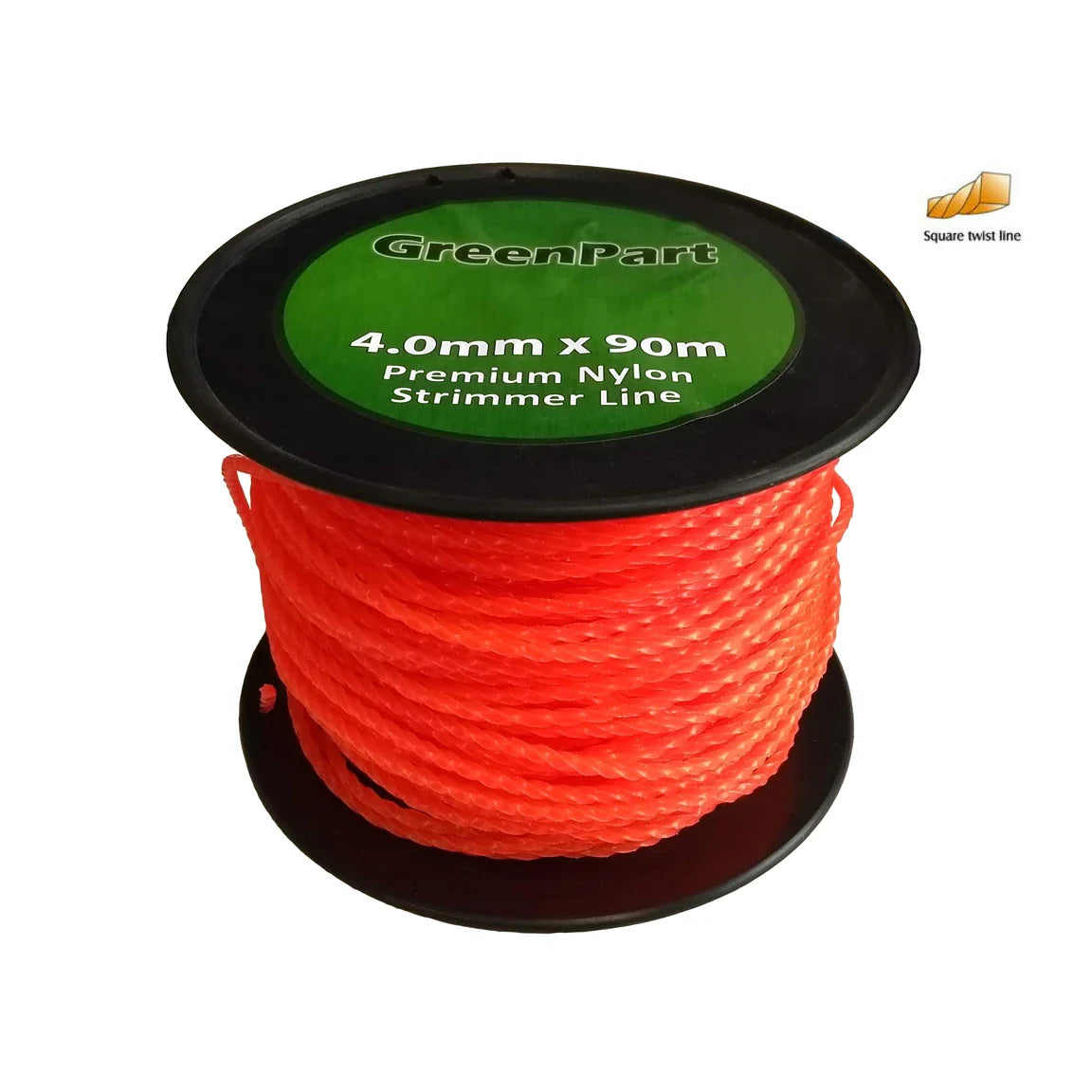 4.0mm x 90M Strimmer Line - Twisted