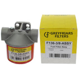 3/8" BSP Th Fuel/Oil Filter Assembly replaces Crosland 19489