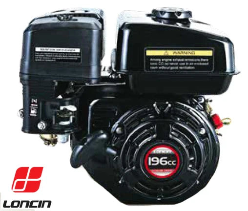 Loncin G200 Engine, 5.5HP - 6.5HP, 2:1 Reduction Gearbox, Recoil Start