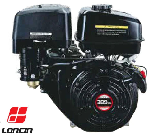 Loncin G390 Engine. 11.0HP - 13.0HP, Tapered Shaft Recoil Start