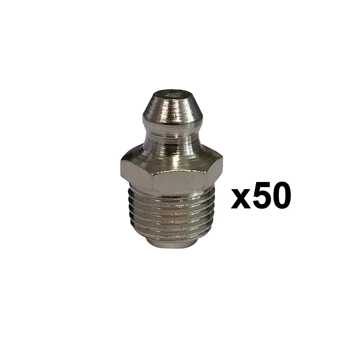 1/4" UNF Straight Grease Nipple (50 pcs)