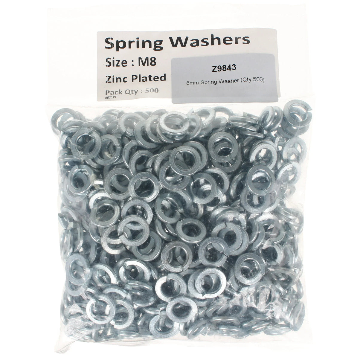 8mm Spring Washer (Qty 500)