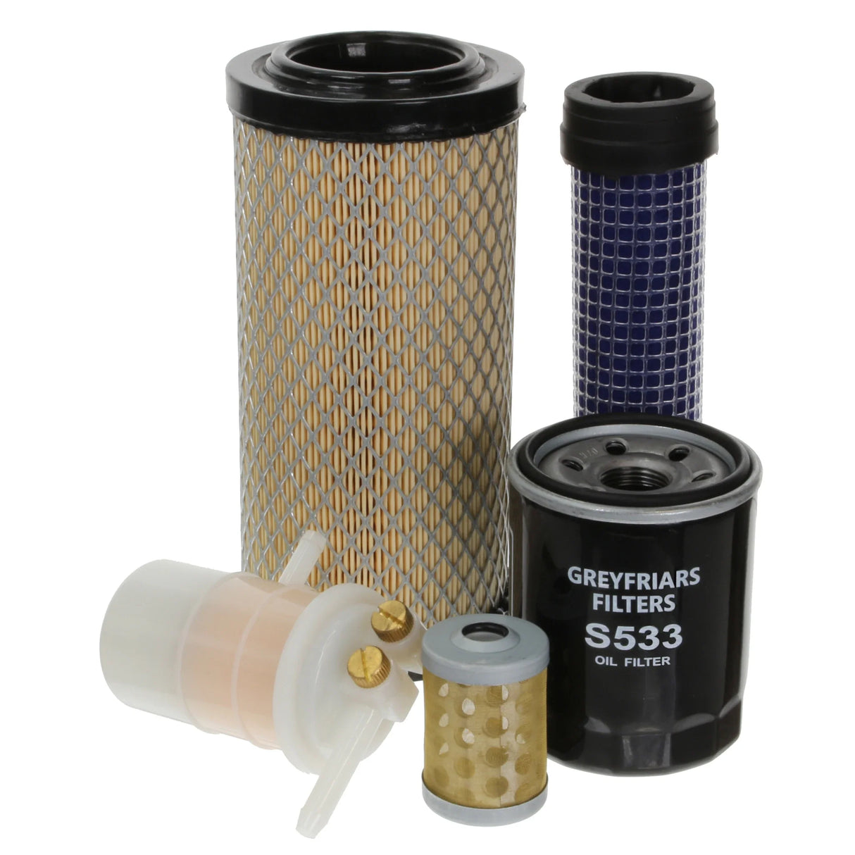 Filter Service Kit for Atlas Copco AM 15 R Mini Excavator | Engine: Mitsubishi L3E