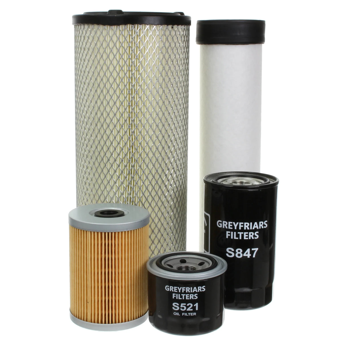 Filter Service Kit for Yanmar B 7-6B COMPACT Mini Excavator | Engine: Yanmar | Years: 01/2020 Onwards