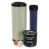 Filter Service Kit for Kubota L 3400 F Tractor | Engine: Kubota D 1703-MA-E2A