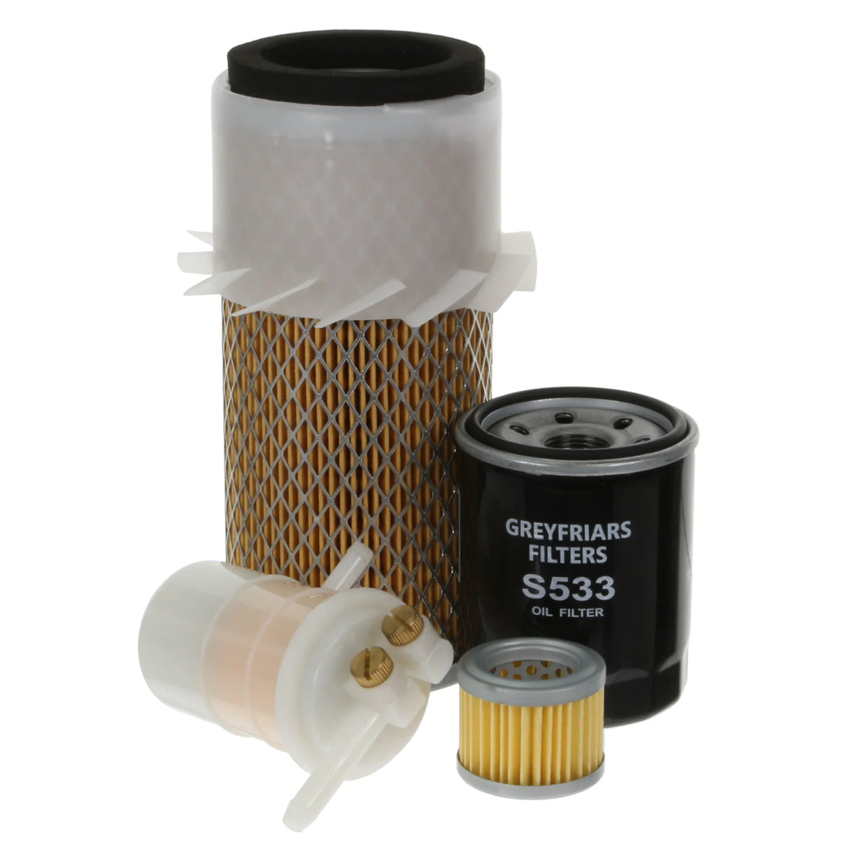 Filter Service Kit for Pel Job EB 16.4 Mini Excavator | Engine: Mitsubishi L3E