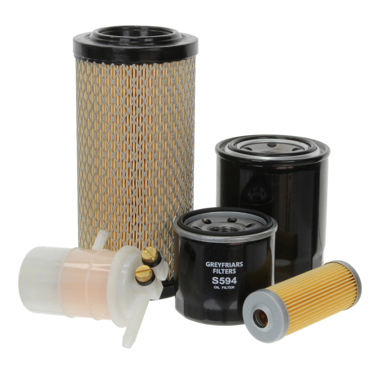 Filter Service Kit for Yanmar VIO 10 Mini Excavator | Engine: Yanmar 3 TNE 68 | Years: 01/2004 Onwards