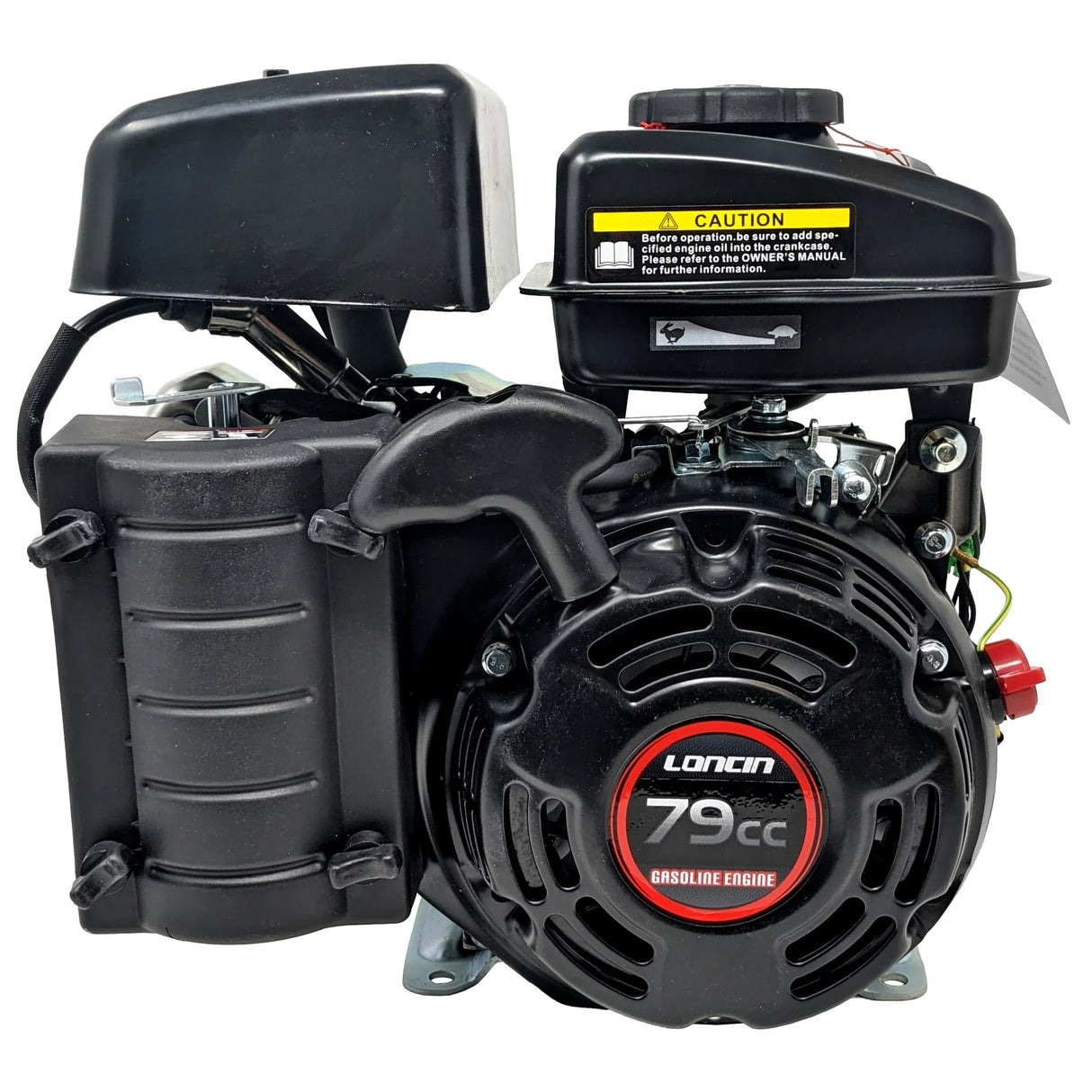 Loncin LC152 Engine (Replaces Honda GX100), 1.8HP - 2.5HP, 5/8" (16mm) Parallel Shaft, Recoil Start (EURO 5 COMPLIANT)