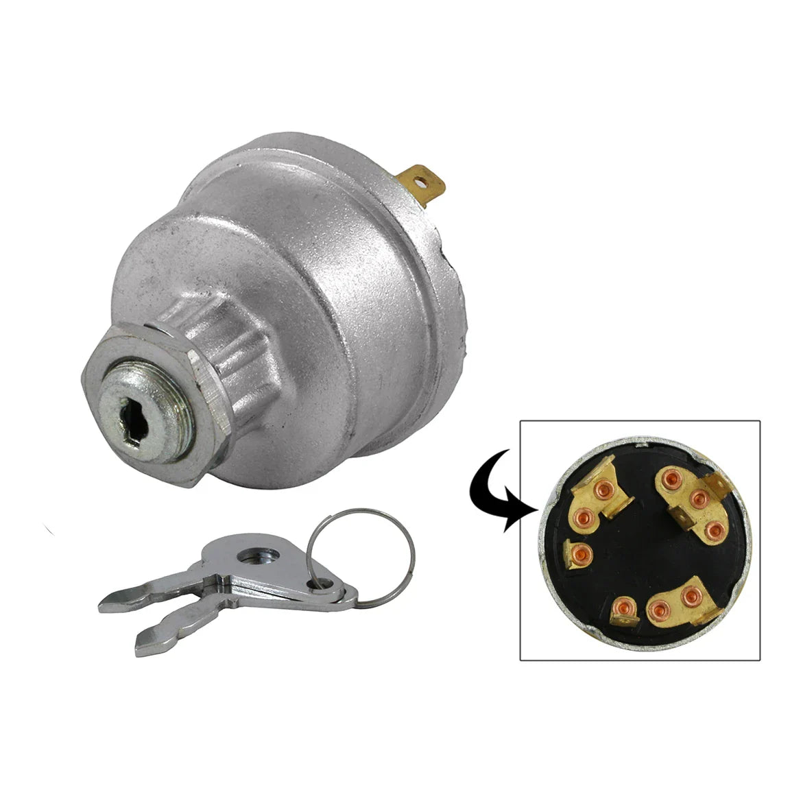 5-contact Ignition Switch (Similar to Lucas)