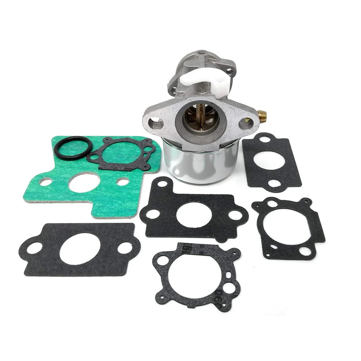 Carburettor fits Briggs & Stratton Vertical 120, 121, 122, 12E, 12T engines with primer system (Replaces 790120, 694202, 693909, 692648, 499617)