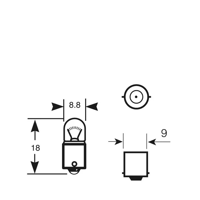 24V 2W BA9S Bulb