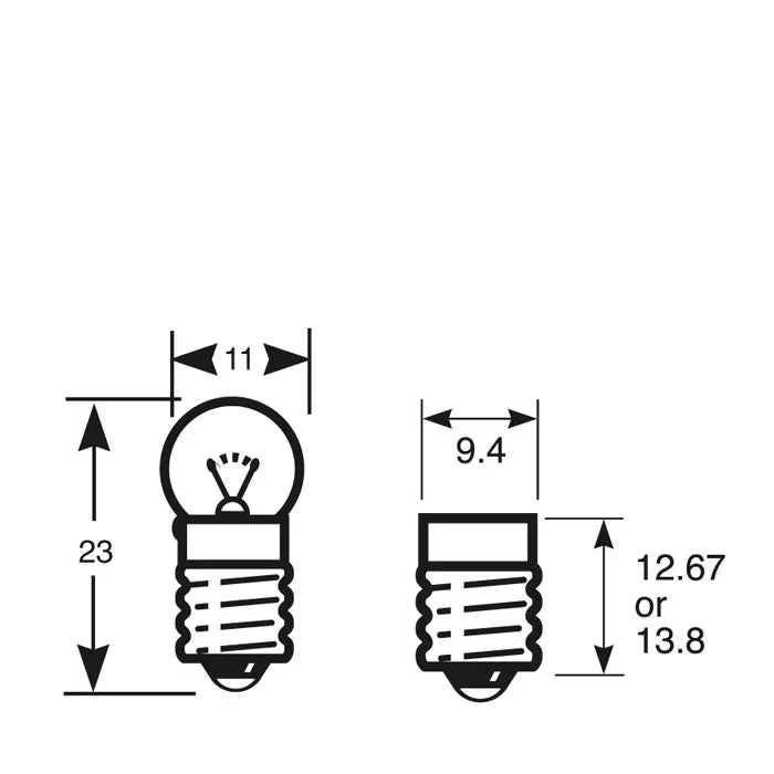 24V 3WE10 Bulb