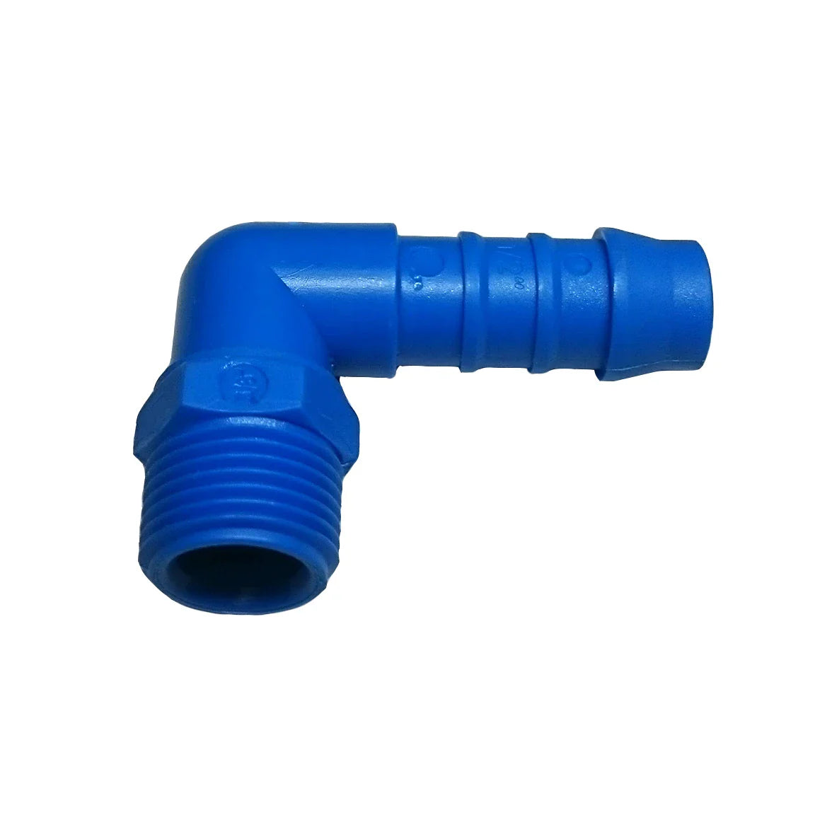 3/8" TO 1/2" PLASTIC 90 DEGREE HOSE TAILS