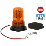 VisionRed 12V 24V Compact Amber LED Beacon for Work Platforms Forklift