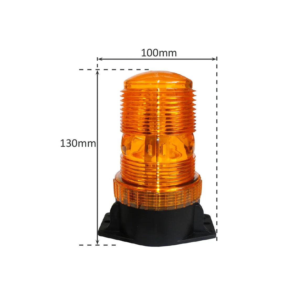 VisionRed 12V 24V Compact Amber LED Beacon for Work Platforms Forklift