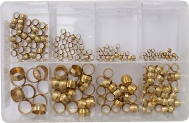 Imperial Brass Olives Barrel Type (1/8"-5/8") (Qty 200)