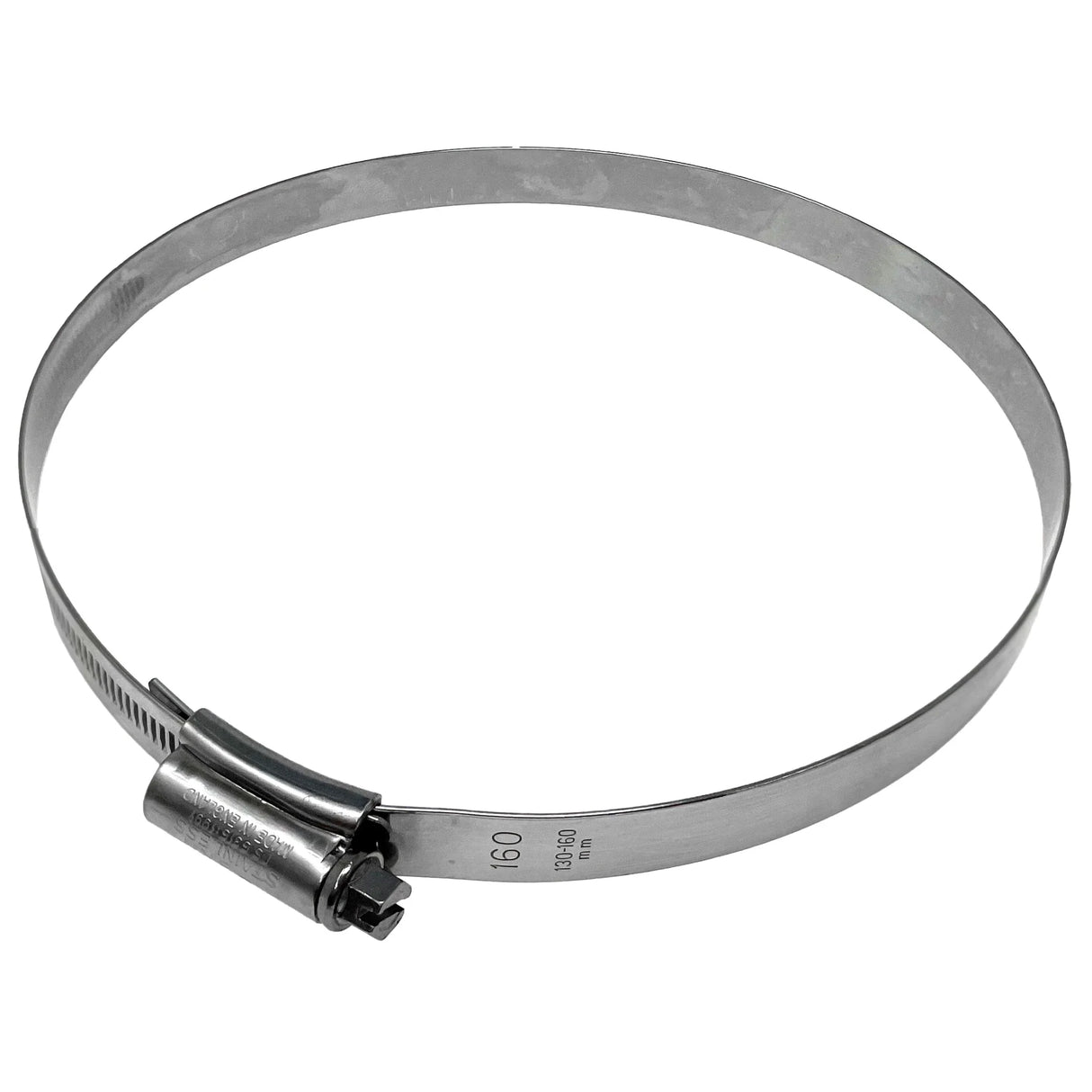 130 - 160mm Stainless Steel Hose Clip