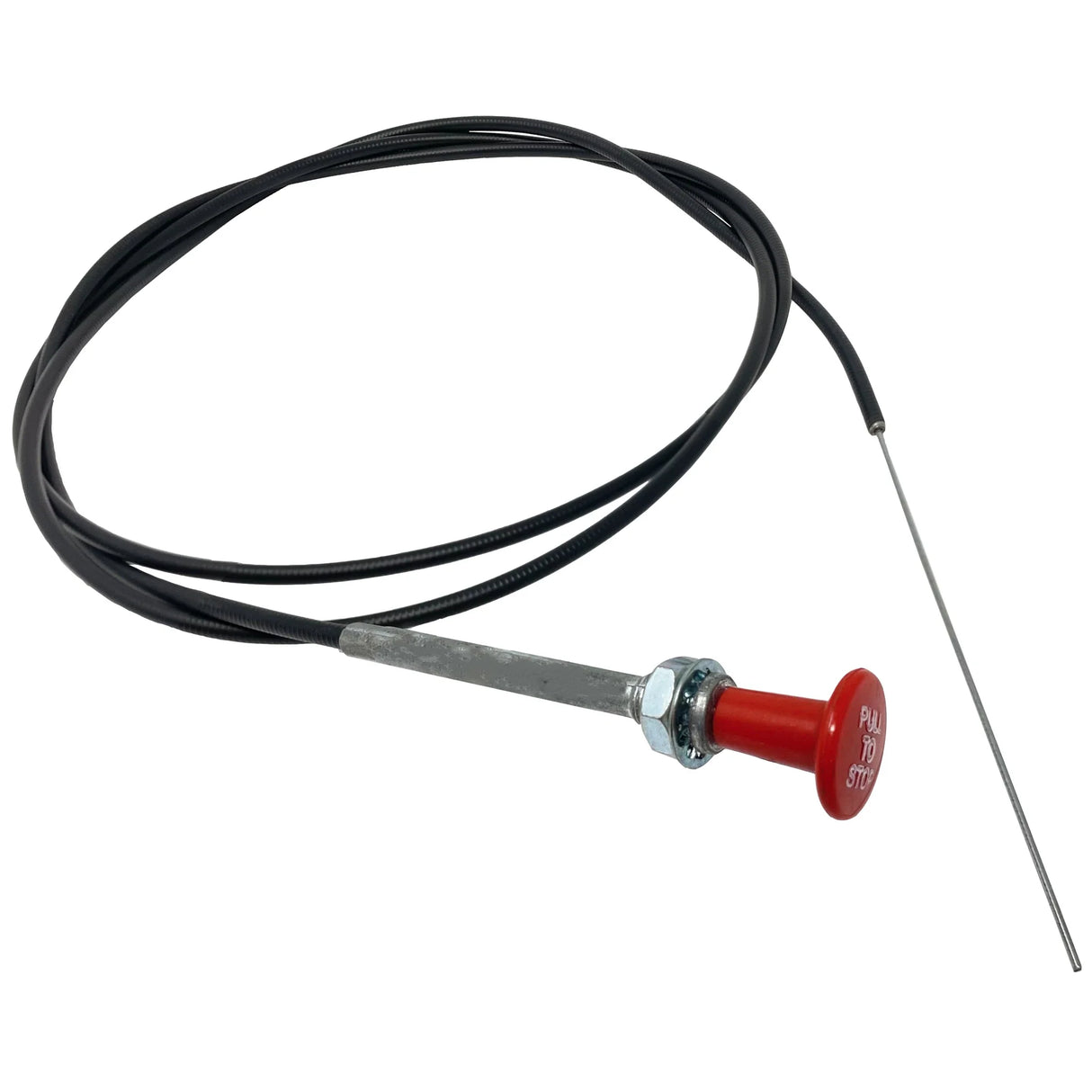 6ft Stop Cable w/ Solid Inner Wire Round Handle