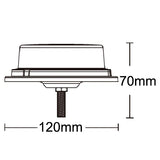 Vision Red Eco Single Bolt LED Beacon - AMBER