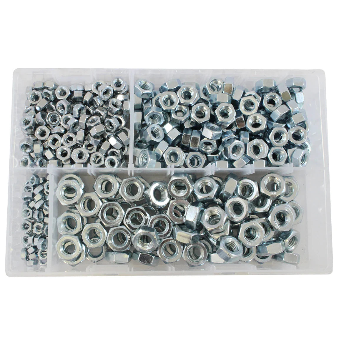 Metric Nuts BZP M5-M10 - 450pcs