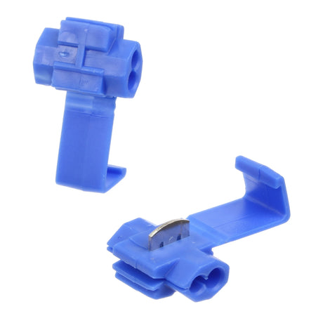 Blue Scotch Lock / Snap Locks Low Voltage Cable Connectors Terminals Qty 100