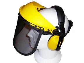 Face Shield with Ear Muffs & Visor - Z9590