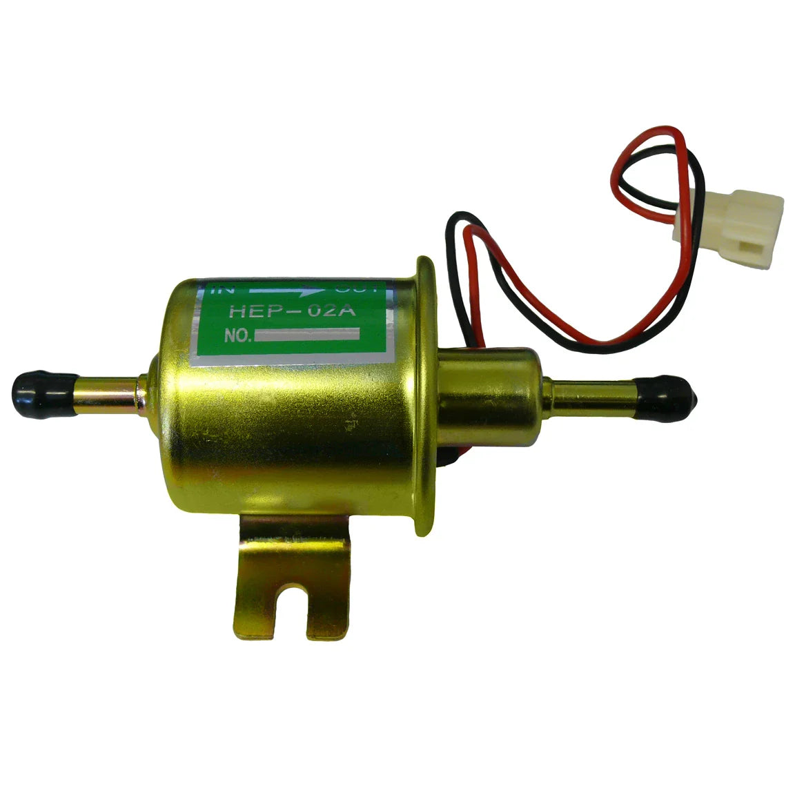 12V Electric Fuel Pump (Round Body) (Suitable for Petrol and Diesel)